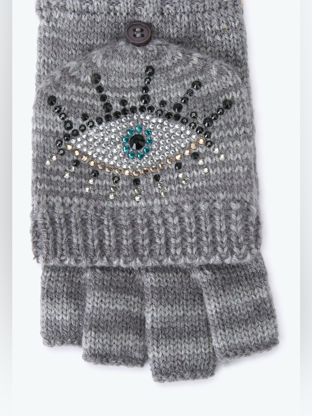 Kurt Geiger London
Fingerless gloves - grey mixed